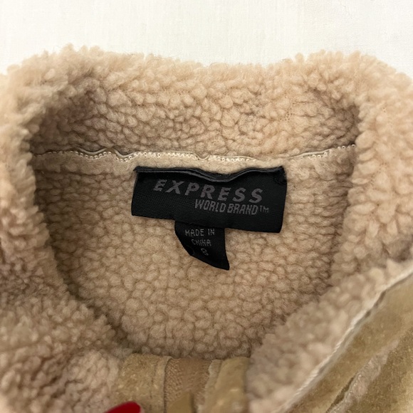 Vintage Express Tan Suede Vest ❤️🔥✨ - Picture 6 of 7